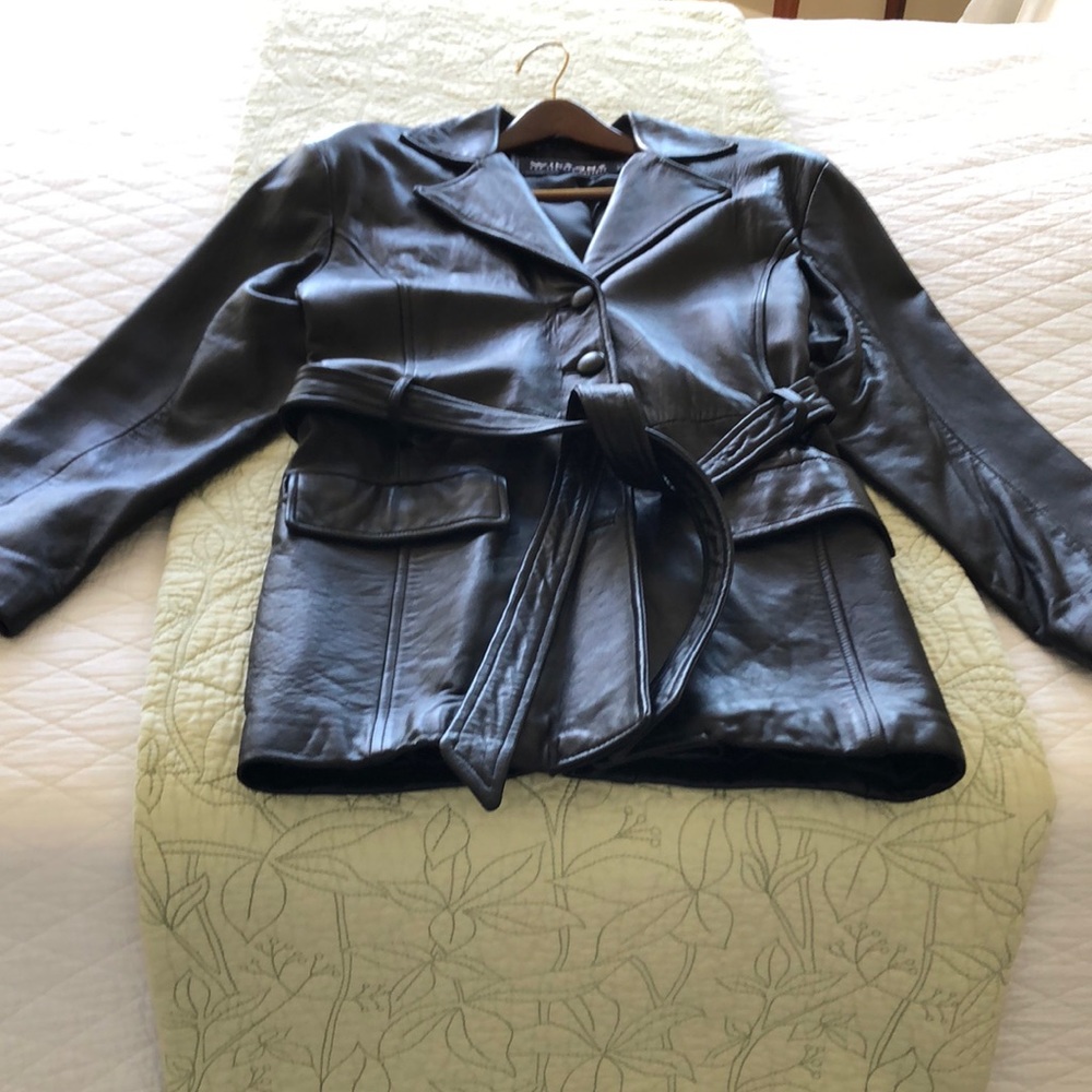 Ladies leather jacket